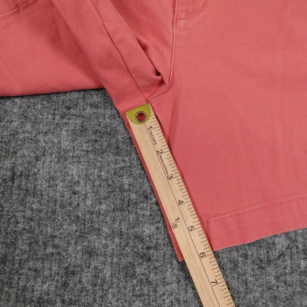The Territory Ahead Mission‎ Comfort Chino Shorts Mens 36 Coral Hidden Elastic